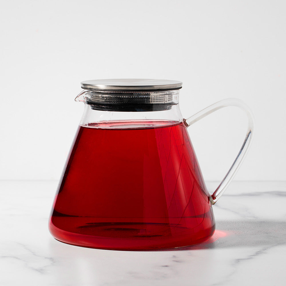 An Iced Tea Pitcher - Borosilicate Glassware - 2 Liter