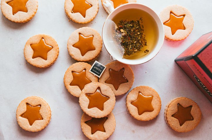 Silent Night Linzer Cookies